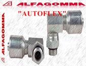 Fitting 90º Compact SAE Male Swivel O-Ring Boss:Hydraulic Fitting Hose:ALFAGOMMA
