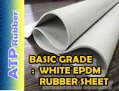 BASIC GRADE: WHITE EPDM Rubber Sheet [THEP15665W]