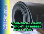COMMERCIAL GRADE : EPDM/SBR Rubber Sheet [CNEP15365B] 100 KG