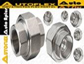 UNION - 150 LBS SUS304,316L,GALVANIZED (ยูเนี่ยนต่อท่อประปาเหล็ก),CARBON STEEL SS400 TYPE.THEADED - SOCKET UNION 