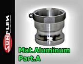 CAMLOCK AND GROOVE FITTINGS TYPE A-MAT.ALUMINUM 