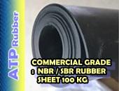 COMMERCIAL GRADE : NBR/SBR Rubber Sheet [CNNBR15365B] 100 KG