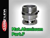 CAMLOCK AND GROOVE FITTINGS TYPE F-MAT. ALUMINUM