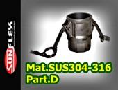 CAMLOCK AND GROOVE FITTINGS TYPE D-MAT. STAINLESS STEELL SUS304-316 